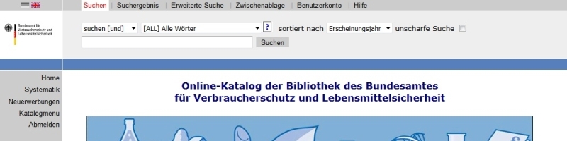 Online-Katalog der Bibliothek des BVL
